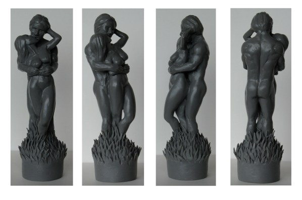 'Lovers' - mini sculpt for candle design
