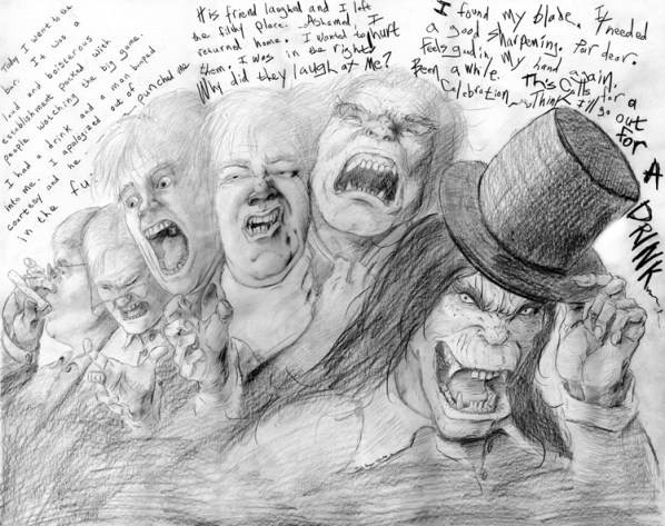 Jekyll & Hyde self portrait