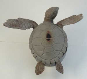 hawksbill turtle sculpture