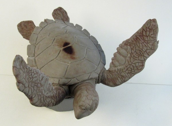 hawksbill turtle sculpture
