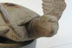 hawksbill turtle sculpture